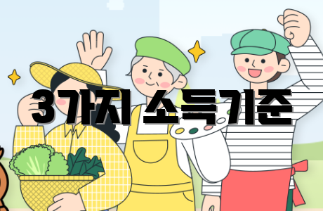 3가지 소득기준