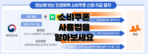 소비쿠폰 사용법을 알아보세요