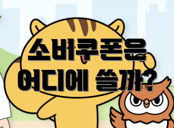 소비쿠폰은 어디에 쓸까?